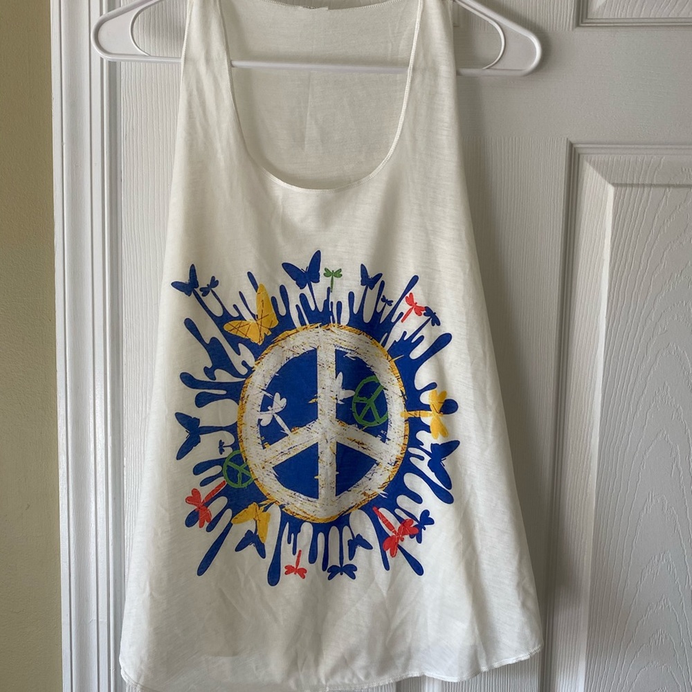 Size L LA Soul peace sign tank